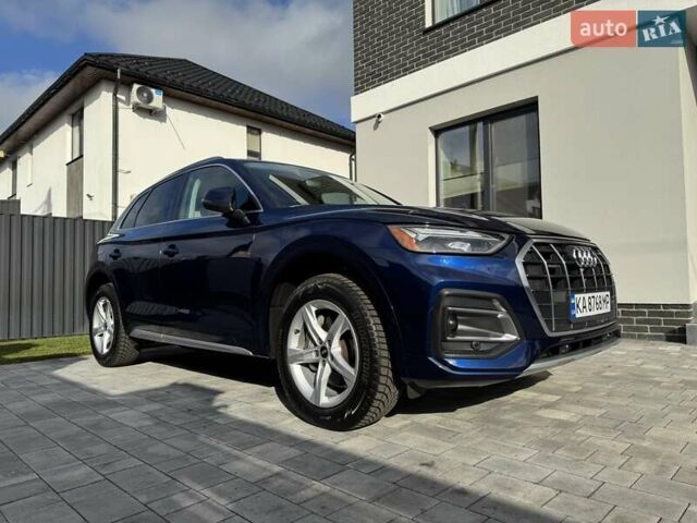 Ауди Ку 5 2021 в Киеве на Automoto.ua Синий Ауди Ку 5, объемом двигателя 1.98 л и пробегом 72 тыс. км за 37500 $, фото 6 на Automoto.ua
