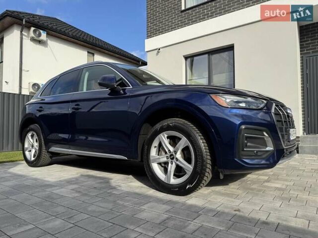 Ауди Ку 5 2021 в Киеве на Automoto.ua Синий Ауди Ку 5, объемом двигателя 1.98 л и пробегом 72 тыс. км за 37500 $, фото 9 на Automoto.ua
