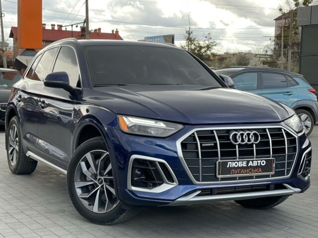 Синий Ауди Ку 5, объемом двигателя 2 л и пробегом 33 тыс. км за 29900 $, фото 2 на Automoto.ua