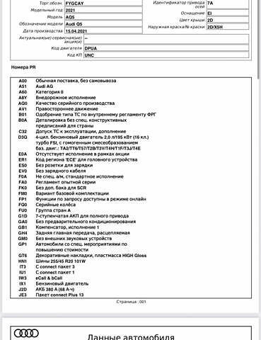Синий Ауди Ку 5, объемом двигателя 1.98 л и пробегом 54 тыс. км за 58000 $, фото 38 на Automoto.ua