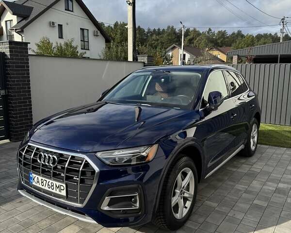 Ауди Ку 5 2021 в Киеве на Automoto.ua Синий Ауди Ку 5, объемом двигателя 1.98 л и пробегом 72 тыс. км за 37500 $, фото 1 на Automoto.ua