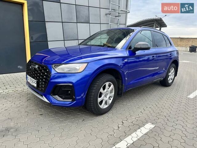 Ауди Ку 5 2023 в Киеве на Automoto.ua Синий Ауди Ку 5, объемом двигателя 1.98 л и пробегом 21 тыс. км за 39900 $, фото 2 на Automoto.ua