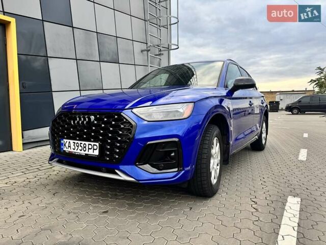 Ауди Ку 5 2023 в Киеве на Automoto.ua Синий Ауди Ку 5, объемом двигателя 1.98 л и пробегом 21 тыс. км за 39900 $, фото 1 на Automoto.ua