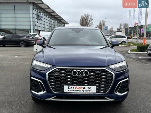 Синий Ауди Ку 5, объемом двигателя 2 л и пробегом 54 тыс. км за 58500 $, фото 2 на Automoto.ua