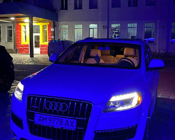 Белый Ауди Ку 7, объемом двигателя 3 л и пробегом 177 тыс. км за 19900 $, фото 1 на Automoto.ua