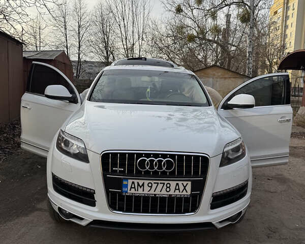Белый Ауди Ку 7, объемом двигателя 3 л и пробегом 177 тыс. км за 19900 $, фото 2 на Automoto.ua