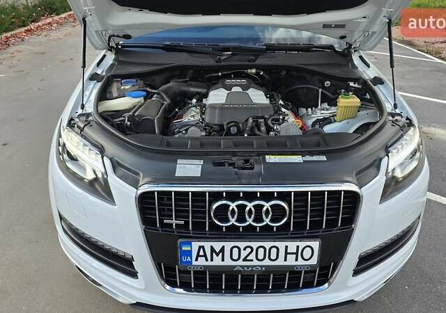 Ауді Ку 7 2015 у Житомирі на Automoto.ua Білий Ауді Ку 7, об'ємом двигуна 3 л та пробігом 191 тис. км за 18500 $, фото 15 на Automoto.ua