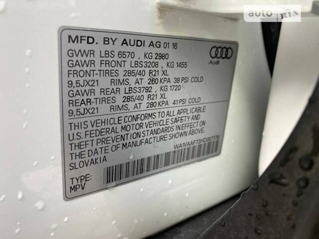 Білий Ауді Ку 7, об'ємом двигуна 3 л та пробігом 120 тис. км за 41900 $, фото 33 на Automoto.ua