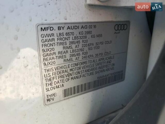 Белый Ауди Ку 7, объемом двигателя 3 л и пробегом 147 тыс. км за 6900 $, фото 12 на Automoto.ua
