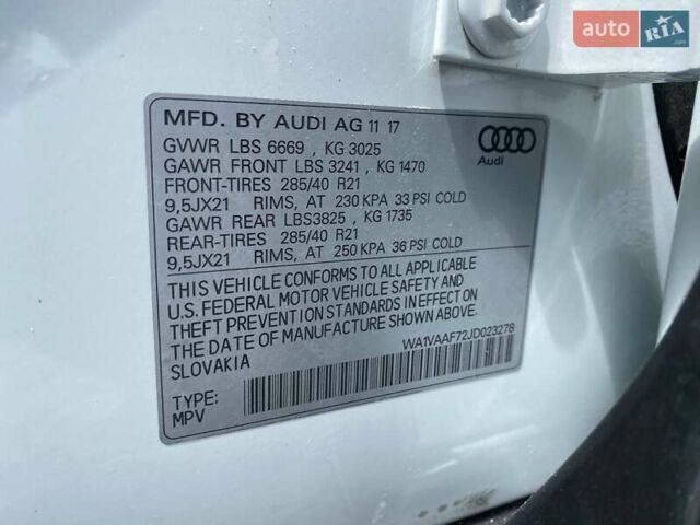 Белый Ауди Ку 7, объемом двигателя 3 л и пробегом 113 тыс. км за 34500 $, фото 35 на Automoto.ua