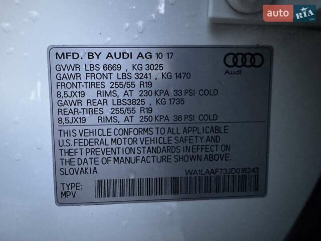 Білий Ауді Ку 7, об'ємом двигуна 3 л та пробігом 142 тис. км за 24500 $, фото 75 на Automoto.ua
