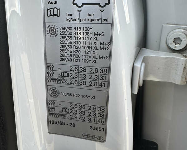 Белый Ауди Ку 7, объемом двигателя 2.97 л и пробегом 187 тыс. км за 35000 $, фото 10 на Automoto.ua