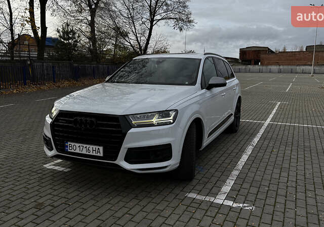 Ауди Ку 7 2018 в Тернополе на Automoto.ua Белый Ауди Ку 7, объемом двигателя 3 л и пробегом 151 тыс. км за 40900 $, фото 1 на Automoto.ua