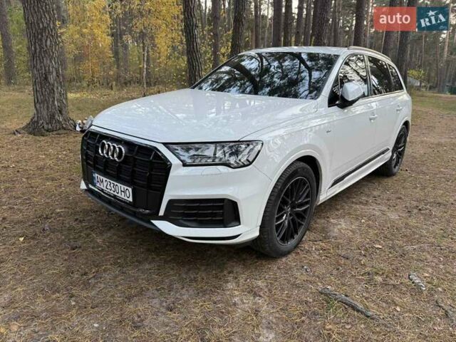 Ауди Ку 7 2020 в Житомире на Automoto.ua Белый Ауди Ку 7, объемом двигателя 2.97 л и пробегом 91 тыс. км за 65000 $, фото 5 на Automoto.ua