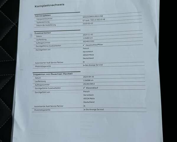 Білий Ауді Ку 7, об'ємом двигуна 3 л та пробігом 125 тис. км за 60499 $, фото 82 на Automoto.ua