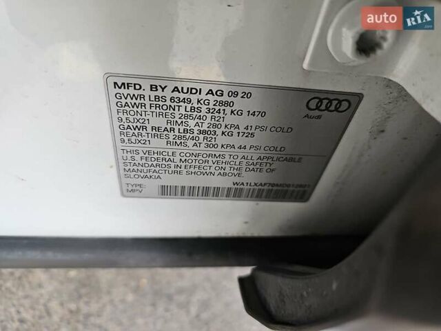 Белый Ауди Ку 7, объемом двигателя 3 л и пробегом 125 тыс. км за 41950 $, фото 58 на Automoto.ua