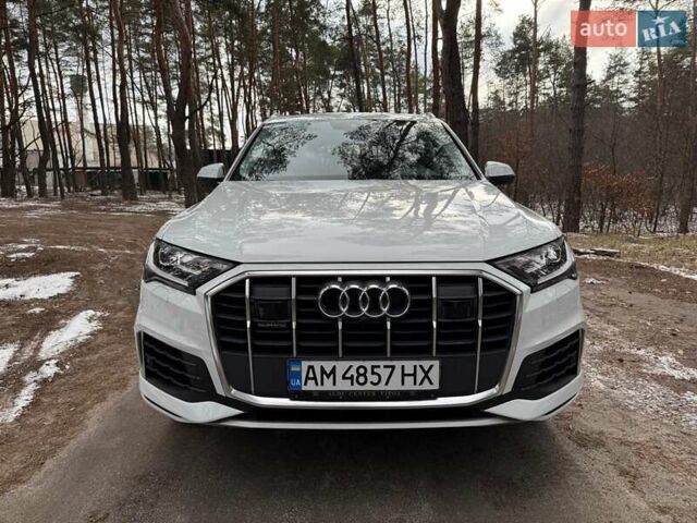 Белый Ауди Ку 7, объемом двигателя 3 л и пробегом 56 тыс. км за 56600 $, фото 1 на Automoto.ua