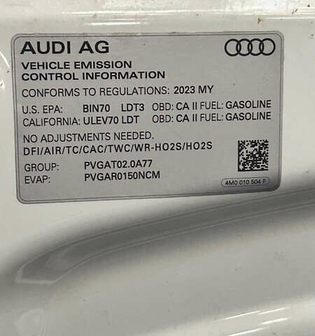 Білий Ауді Ку 7, об'ємом двигуна 1.98 л та пробігом 67 тис. км за 47700 $, фото 25 на Automoto.ua