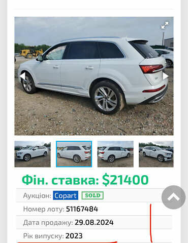 Білий Ауді Ку 7, об'ємом двигуна 1.98 л та пробігом 67 тис. км за 49700 $, фото 37 на Automoto.ua