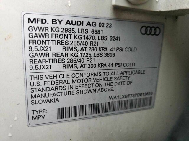 Бежевый Ауди Ку 7, объемом двигателя 3 л и пробегом 29 тыс. км за 25000 $, фото 12 на Automoto.ua