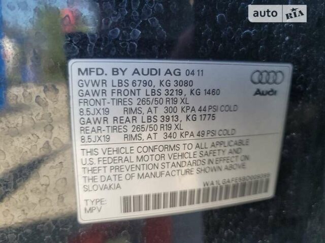 Чорний Ауді Ку 7, об'ємом двигуна 3 л та пробігом 257 тис. км за 12000 $, фото 3 на Automoto.ua