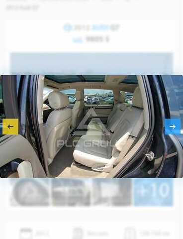 Черный Ауди Ку 7, объемом двигателя 3 л и пробегом 200 тыс. км за 9900 $, фото 61 на Automoto.ua