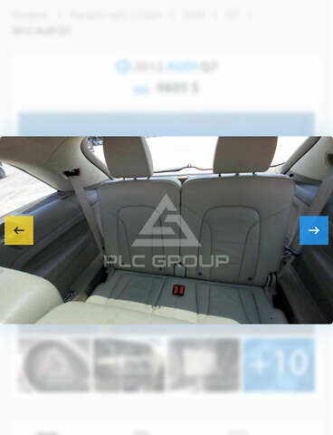 Черный Ауди Ку 7, объемом двигателя 3 л и пробегом 200 тыс. км за 9900 $, фото 66 на Automoto.ua