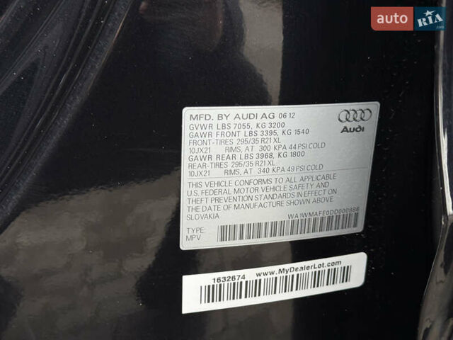 Ауді Ку 7 2012 у Сарнах на Automoto.ua Чорний Ауді Ку 7, об'ємом двигуна 3 л та пробігом 273 тис. км за 21000 $, фото 45 на Automoto.ua