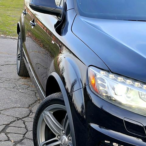 Черный Ауди Ку 7, объемом двигателя 3 л и пробегом 270 тыс. км за 18555 $, фото 2 на Automoto.ua