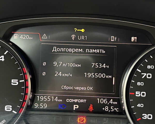 Черный Ауди Ку 7, объемом двигателя 2.99 л и пробегом 195 тыс. км за 38000 $, фото 10 на Automoto.ua