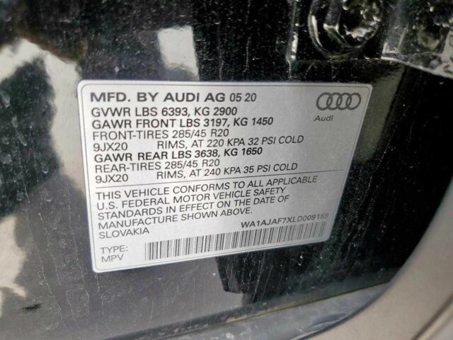 Чорний Ауді Ку 7, об'ємом двигуна 2 л та пробігом 64 тис. км за 34750 $, фото 11 на Automoto.ua
