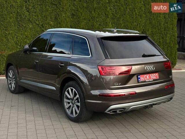 Ауді Ку 7 2017 у Стрые на Automoto.ua Коричневий Ауді Ку 7, об'ємом двигуна 3 л та пробігом 213 тис. км за 26600 $, фото 26 на Automoto.ua