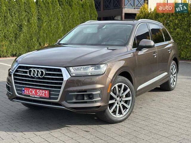 Ауді Ку 7 2017 у Стрые на Automoto.ua Коричневий Ауді Ку 7, об'ємом двигуна 3 л та пробігом 213 тис. км за 26600 $, фото 1 на Automoto.ua