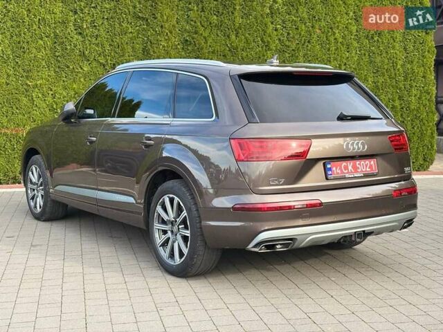 Ауді Ку 7 2017 у Стрые на Automoto.ua Коричневий Ауді Ку 7, об'ємом двигуна 3 л та пробігом 213 тис. км за 26600 $, фото 22 на Automoto.ua