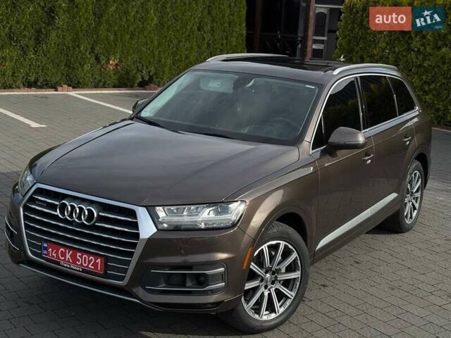 Ауді Ку 7 2017 у Стрые на Automoto.ua Коричневий Ауді Ку 7, об'ємом двигуна 3 л та пробігом 213 тис. км за 26600 $, фото 6 на Automoto.ua