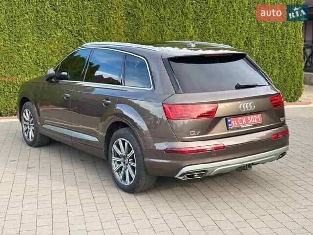 Ауді Ку 7 2017 у Стрые на Automoto.ua Коричневий Ауді Ку 7, об'ємом двигуна 3 л та пробігом 213 тис. км за 26600 $, фото 25 на Automoto.ua