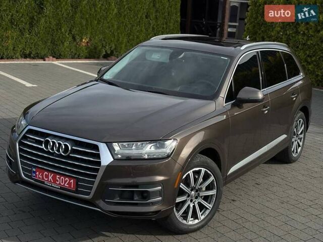 Ауді Ку 7 2017 у Стрые на Automoto.ua Коричневий Ауді Ку 7, об'ємом двигуна 3 л та пробігом 213 тис. км за 26600 $, фото 11 на Automoto.ua