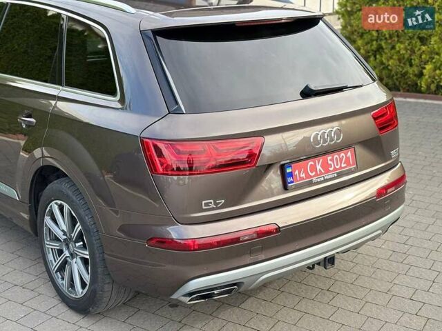 Ауді Ку 7 2017 у Стрые на Automoto.ua Коричневий Ауді Ку 7, об'ємом двигуна 3 л та пробігом 213 тис. км за 26600 $, фото 23 на Automoto.ua
