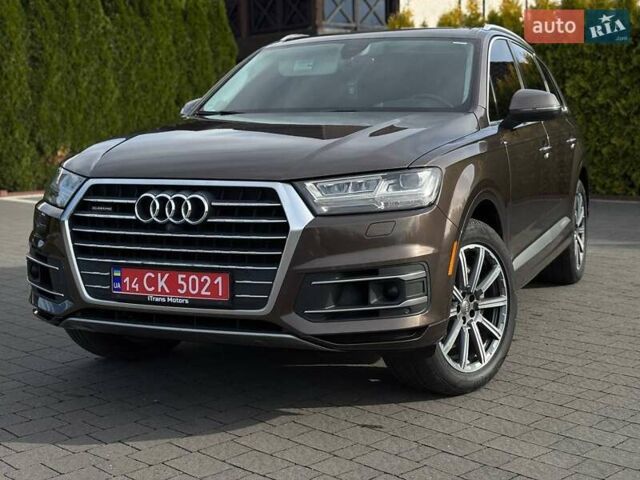 Ауді Ку 7 2017 у Стрые на Automoto.ua Коричневий Ауді Ку 7, об'ємом двигуна 3 л та пробігом 213 тис. км за 26600 $, фото 5 на Automoto.ua