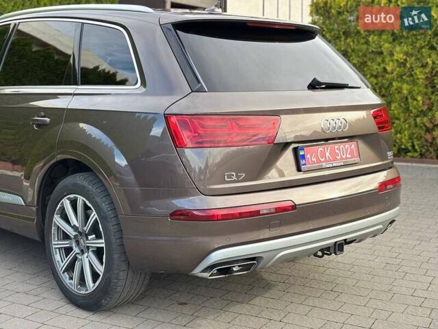 Ауді Ку 7 2017 у Стрые на Automoto.ua Коричневий Ауді Ку 7, об'ємом двигуна 3 л та пробігом 213 тис. км за 26600 $, фото 19 на Automoto.ua