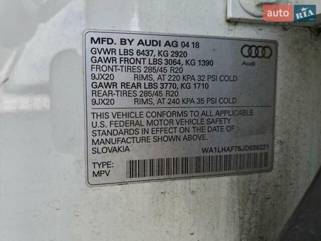 Ауди Ку 7, объемом двигателя 3 л и пробегом 77 тыс. км за 8100 $, фото 12 на Automoto.ua