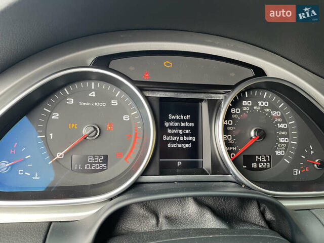 Серый Ауди Ку 7, объемом двигателя 3 л и пробегом 181 тыс. км за 19200 $, фото 16 на Automoto.ua