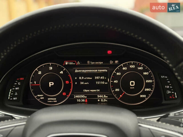 Сірий Ауді Ку 7, об'ємом двигуна 2.97 л та пробігом 246 тис. км за 33500 $, фото 68 на Automoto.ua