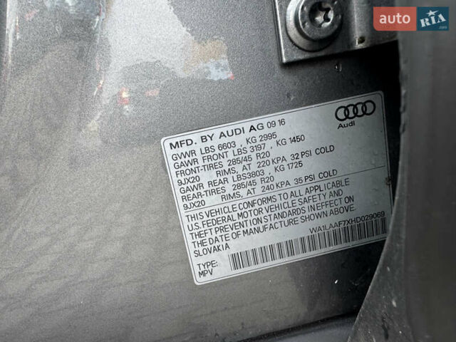Сірий Ауді Ку 7, об'ємом двигуна 3 л та пробігом 181 тис. км за 23800 $, фото 52 на Automoto.ua