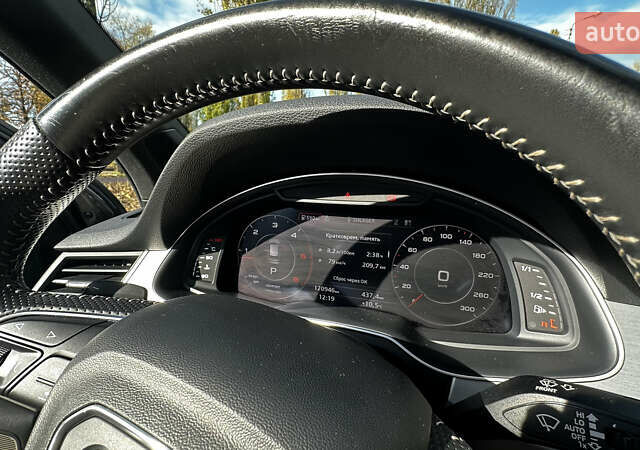 Ауди Ку 7 2017 в Киеве на Automoto.ua Серый Ауди Ку 7, объемом двигателя 2.97 л и пробегом 120 тыс. км за 45500 $, фото 10 на Automoto.ua