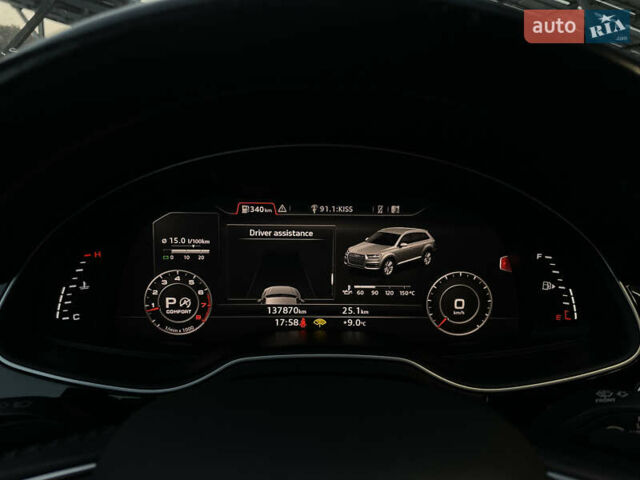 Сірий Ауді Ку 7, об'ємом двигуна 3 л та пробігом 138 тис. км за 28000 $, фото 35 на Automoto.ua