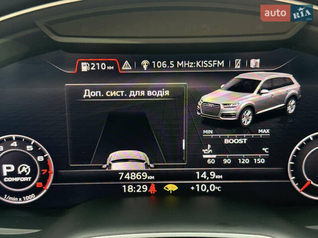 Сірий Ауді Ку 7, об'ємом двигуна 3 л та пробігом 74 тис. км за 35000 $, фото 24 на Automoto.ua
