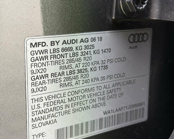 Серый Ауди Ку 7, объемом двигателя 3 л и пробегом 179 тыс. км за 25800 $, фото 29 на Automoto.ua