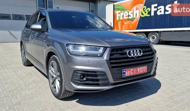 Ауди Ку 7 2018 в Тернополе на Automoto.ua Серый Ауди Ку 7, объемом двигателя 2.97 л и пробегом 147 тыс. км за 49999 $, фото 7 на Automoto.ua