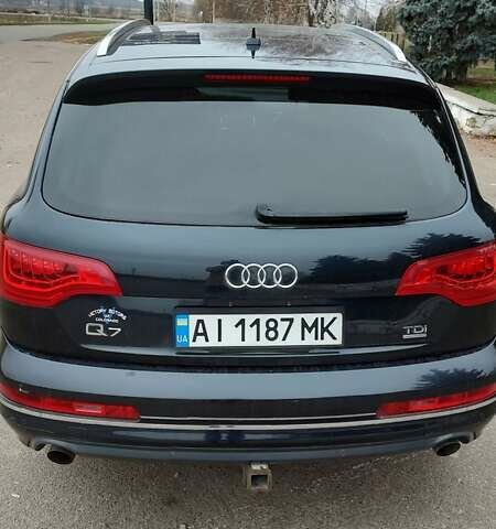 Синий Ауди Ку 7, объемом двигателя 3 л и пробегом 206 тыс. км за 21500 $, фото 1 на Automoto.ua